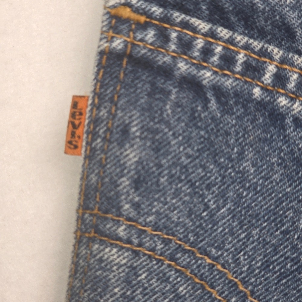 Vtg Levi's 90's 517 Orange Tab Bootcut Made in USA Jeans 36x32 (34×32) Blue 1996 - Picture 5 of 16